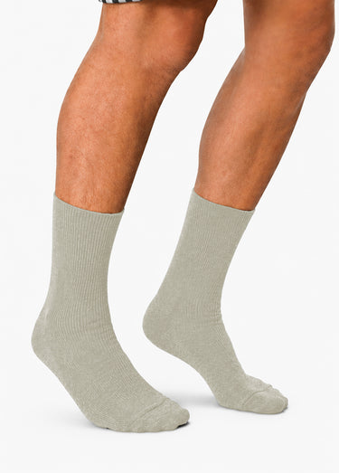 Mi-chaussettes sans compression chauds - lot de 2 paires Gris Clair Lot2