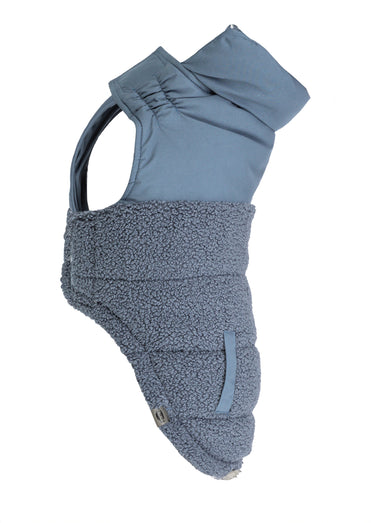 Manteau chaud déperlant pour chien Bleu