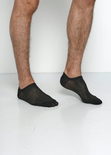Lot de 3 Socquettes invisibles maille aérée Noir