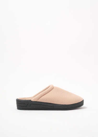 Chaussons mixtes mule largeur confort polaire Camel