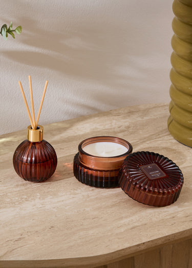 Coffret Senteur : bougie + diffuseur Noir