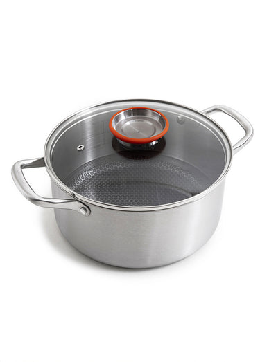 Marmite 24cm triplex + couvercle Blackcube Gris