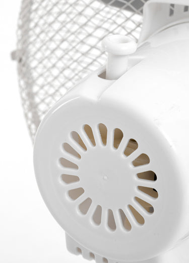 Ventilateur de table secteur, 3 vitesses Blanc