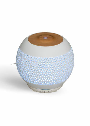 Diffuseur ajouré d'huiles essentielles Blanc