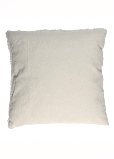 Coussin déco carré tufté Beige