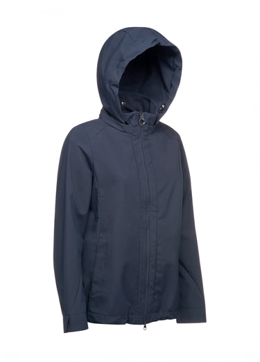 Veste sportwear déperlante à capuche Marine