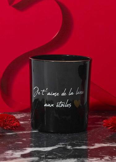 Bougie parfumée avec bracelet surprise Noir/Or