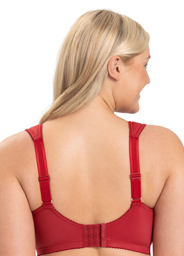 Soutien-gorge couvrant, LOVELY JACQUARD Rouge