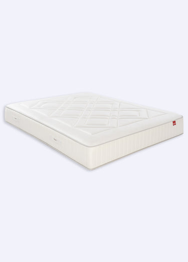 Matelas moelleux cachemire à ressorts, haut. 28cm Blanc