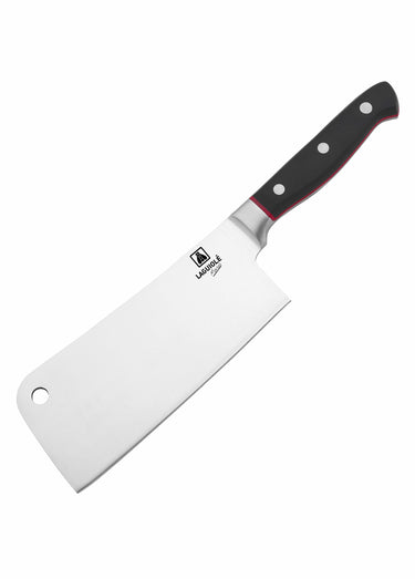 Couperet acier inox 31cm Market Noir/Rouge