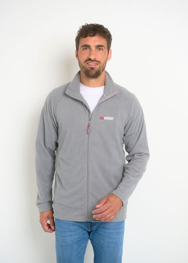 Veste polaire chaude avec col montant Gris Clair