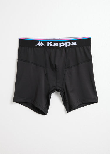 Boxers longs surpiqûres apparentes Noir
