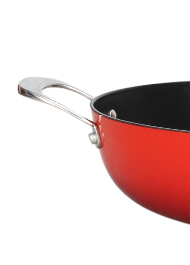 Sautoir 28cm fonte tous feux antiadhésive Rouge