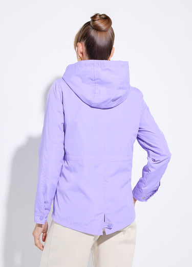 Coupe-vent capuche et taille resserrée Parme