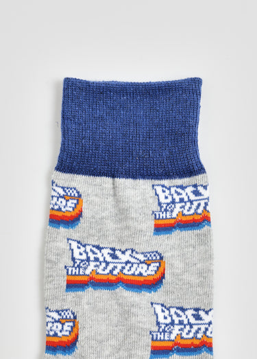 Paire de chaussettes Retour vers le Futur Gris