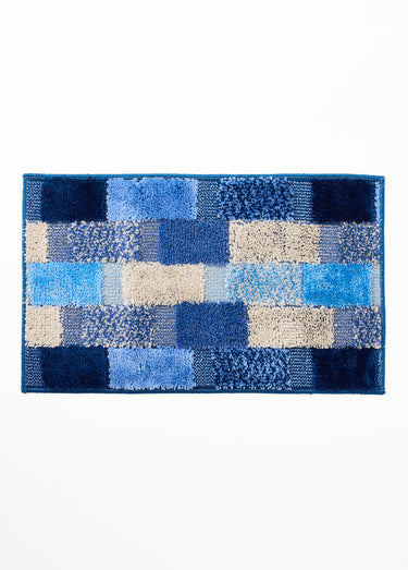 Tapis de bain fantaisie, antidérapant Bleu