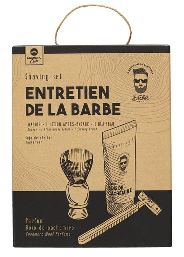 Coffret entretien barbe 3 pièces Noir