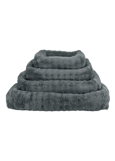Lit rembourré clair ELLI, pour animaux Gris Fonce
