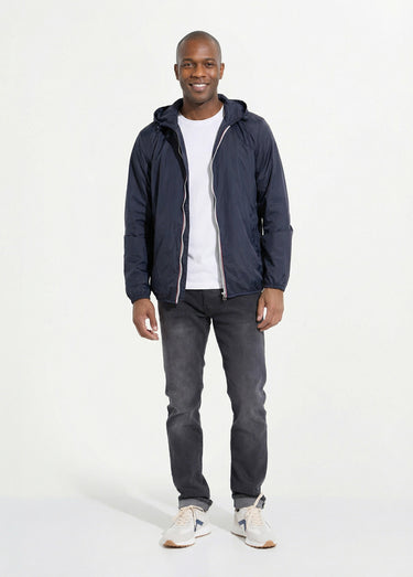 Parka courte déperlante tendance Marine