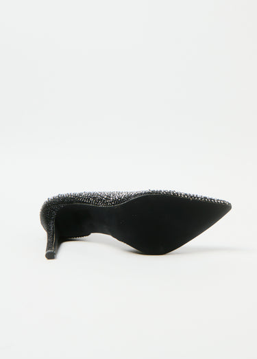 Escarpins chic talons hauts avec strass Noir