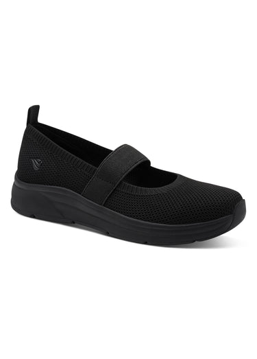 Ballerines sportswear dessus élastiqué Noir