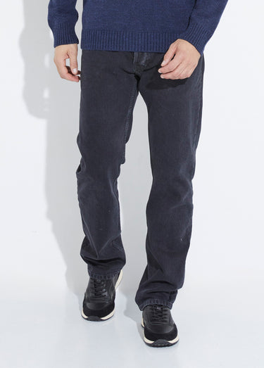 Pull col zippé chaud, laine majoritaire Marine