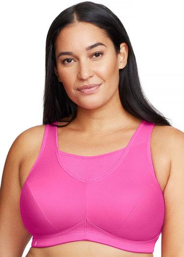 Brassière Sport anti-rebondissements Rose balais