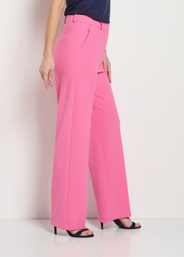 Pantalon fluide large Rose