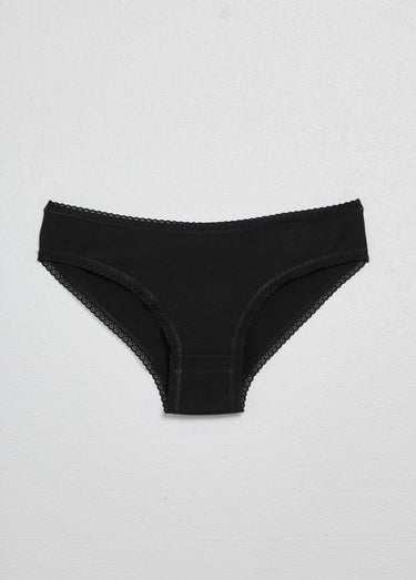 Culottes assorties en coton stretch Noir