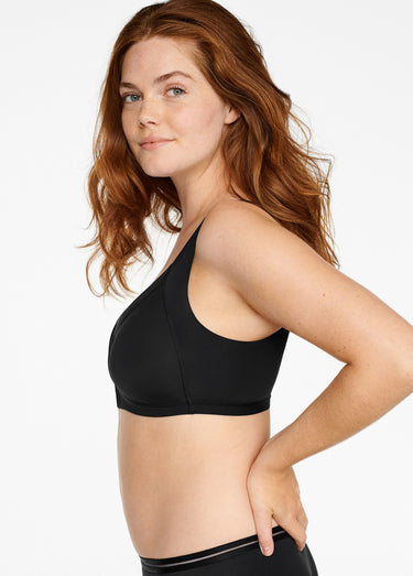 Soutien-gorge ouvert devant sans armatures Noir