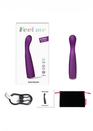 Stimulateur point G + clitoris FEEL ME Violet
