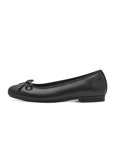 Ballerines cuir semelle plate antidérapante Noir