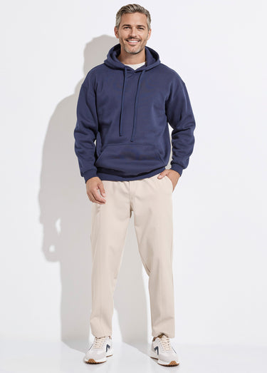 Sweat shirt à capuche et poche kangourou Marine