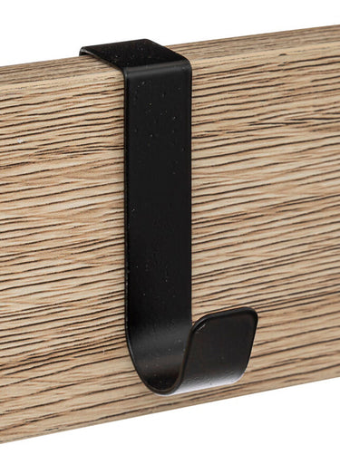 Meuble 3 en 1 vestiaire + chaussures Noir / Bois
