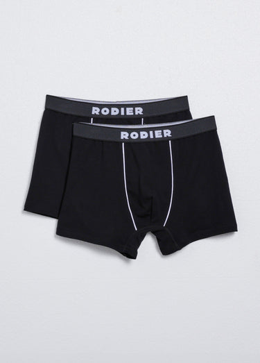 Boxers ceinture élastiquée avec logo Noir