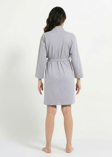 Ensemble Nuisette + peignoir Gris