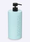 Gel douche bleu
