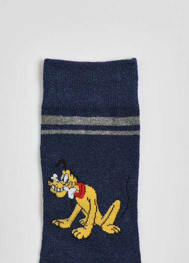 Chaussettes coton, Mickey and Friends Bleu Fonce