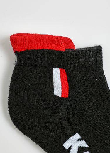 Lot de 2 Socquettes détail talon Noir