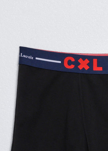 Boxer ceinture élastiquée logo Noir