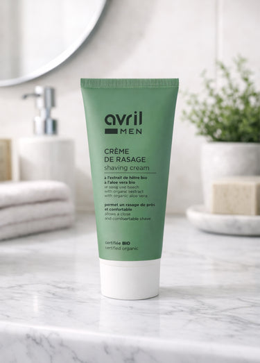 Crème de rasage BIO pour homme Blanc