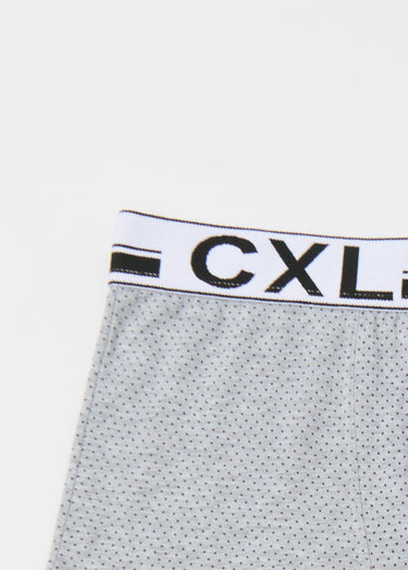 Boxer avec ceinture élastiquée, logo Gris