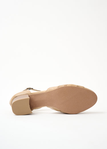 Escarpins largeur confort cuir Beige