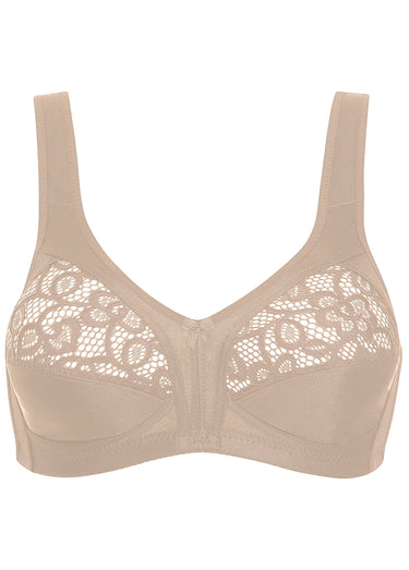 Soutien-gorge dentelle sans armatures Nude