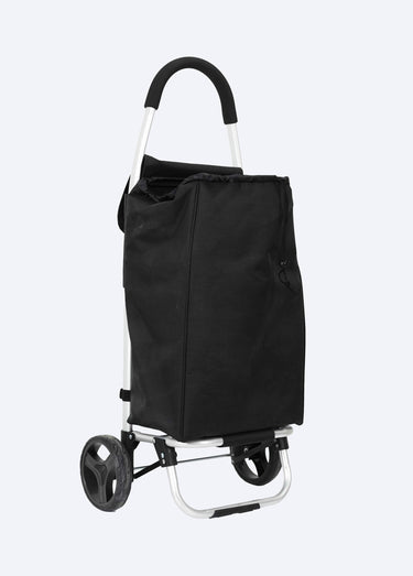 Chariot de shopping déperlant pliable Noir