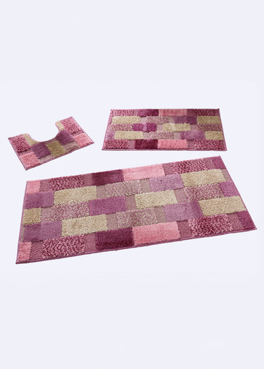 Tapis de bain fantaisie, antidérapant Rose