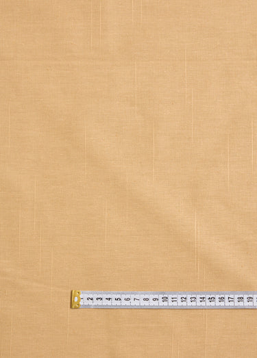 Coupon tissu déco bachette coton 3 x 1,5m Camel