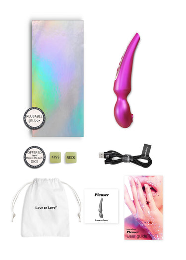 Stimulateur clitoridien 5 modes Pleaser Rose