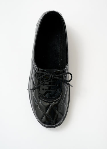 Derbys semelle compensée largeur confort Vernis Noir