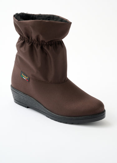Boots imperméables grande largeur Marron